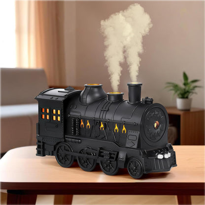 300ml Train Aroma Diffuser | Ultrasonic Cool Mist - Remote Control - 2 Light & Mist Modes - Auto Shut-Off