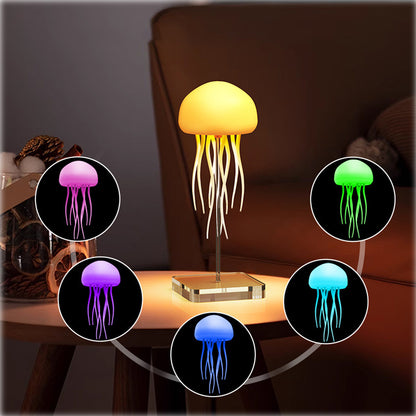 LED Jellyfish Lamp | RGB - Voice Control - Touch Sensor & Rechargeable