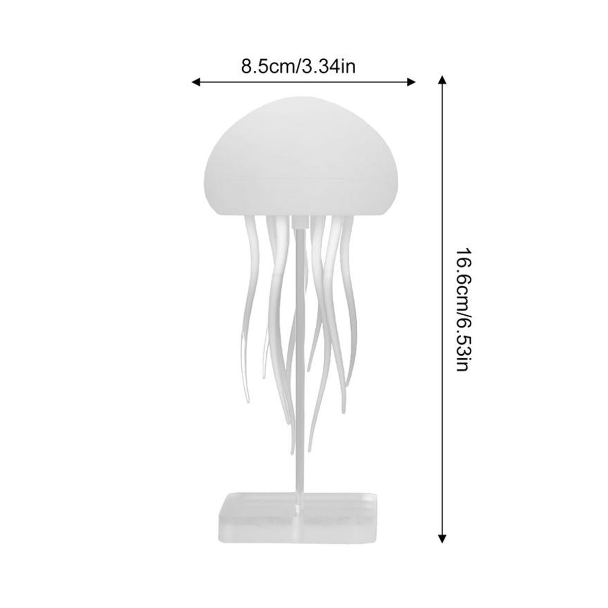 LED Jellyfish Lamp | RGB - Voice Control - Touch Sensor & Rechargeable