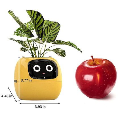 Smart Pet Planter Robot – Intelligent Plant Care  Adorable Companion with Expressive Gestures  Perfect Desk Gift