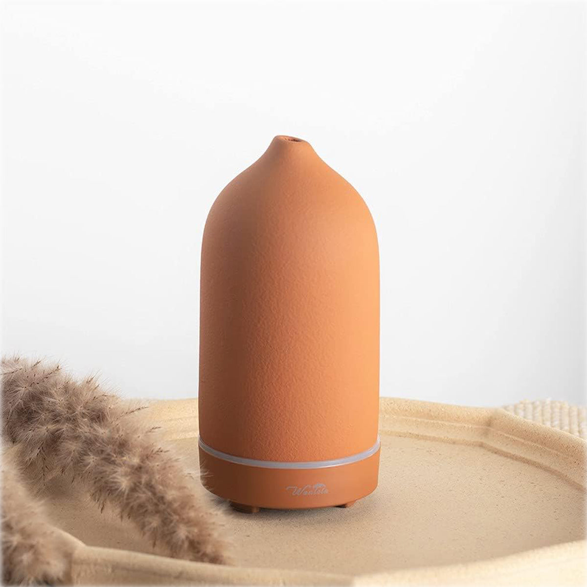 Wanlola 120ml Ceramic Essential Oil Diffuser | Aromatherapy - Auto Shut-Off for Home & Office